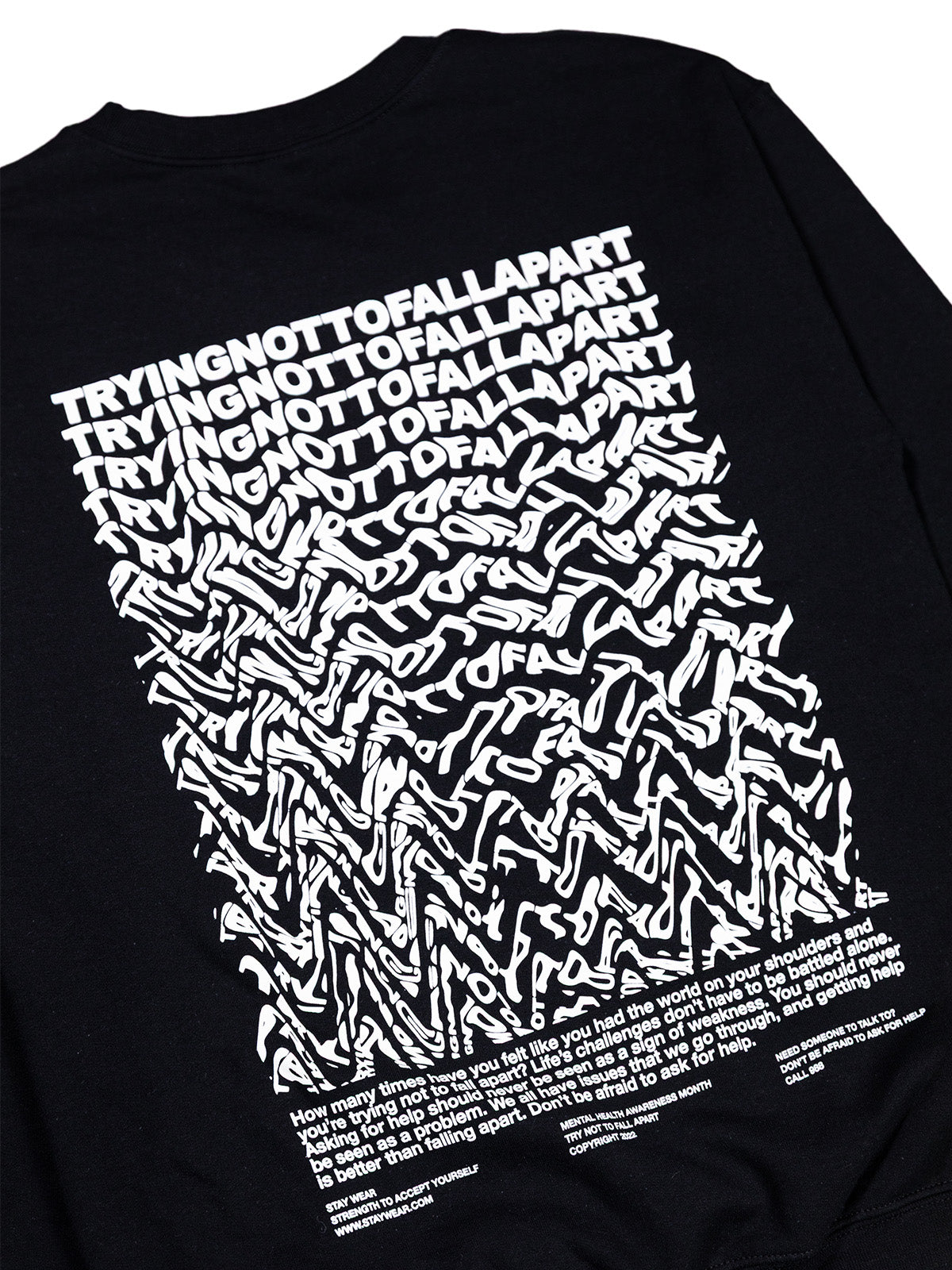Trying Sweatshirt - Black