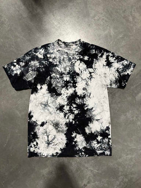 Trying Tie-Dye Oversized Tee - Black & White