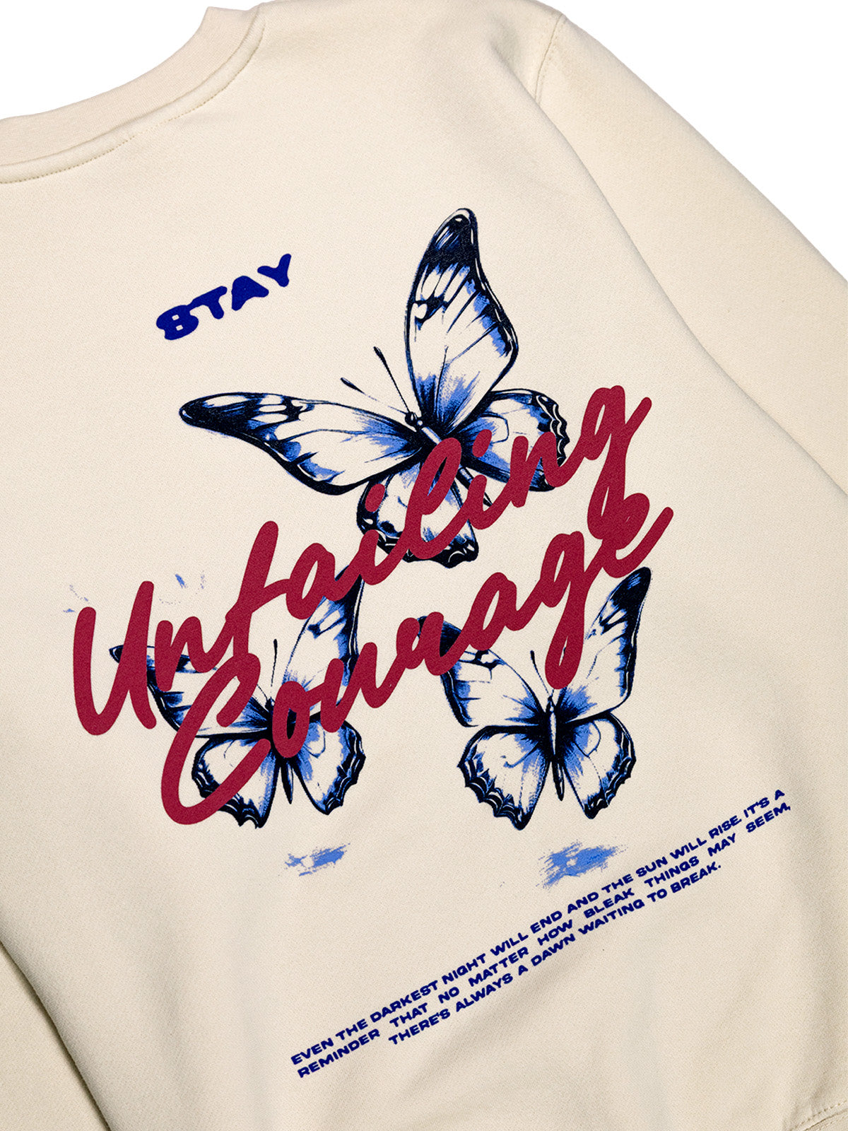 Unfailing Courage Sweatshirt - Sand