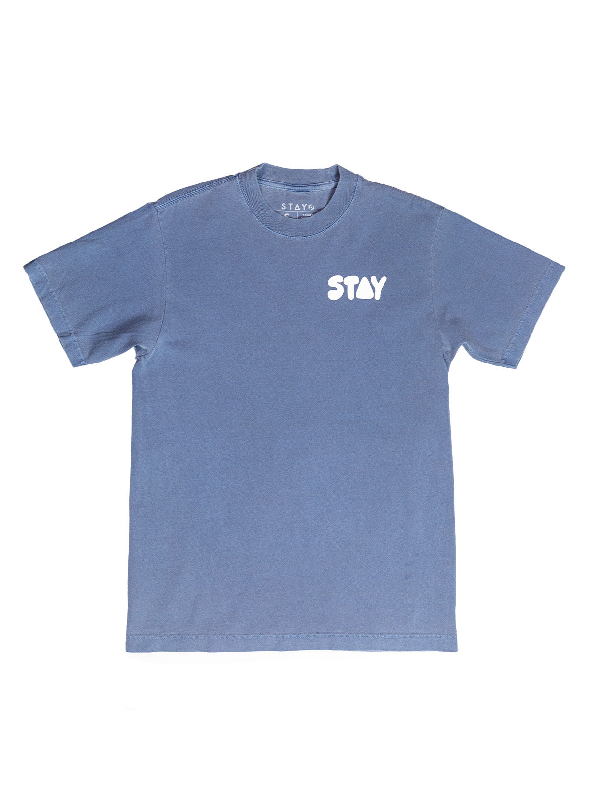 Keep On Trying Oversized Tee - Washed Denim