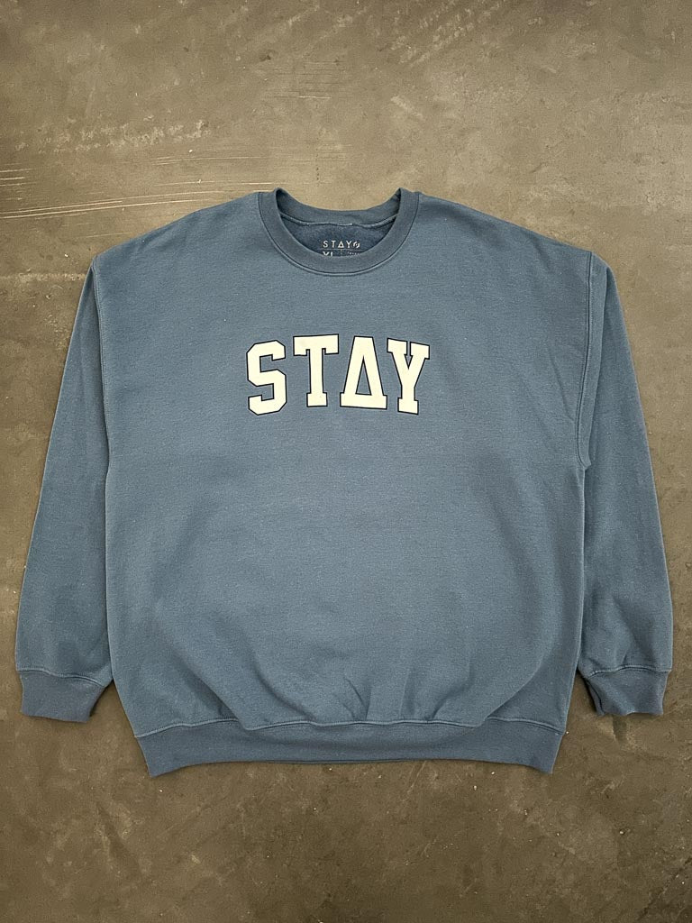 Varsity Sweatshirt - Slate Blue