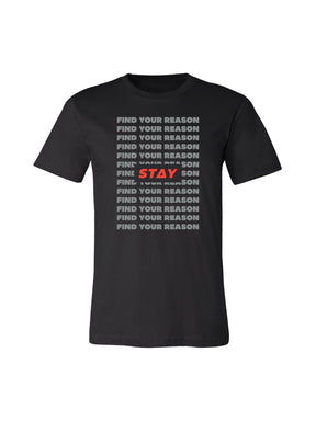 Printed Black T Shirt | Unisex Black T Shirt | STAY WEAR