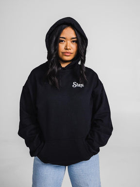 Place for You Here Hoodie | Unisex Black Hoodie | STAY WEAR