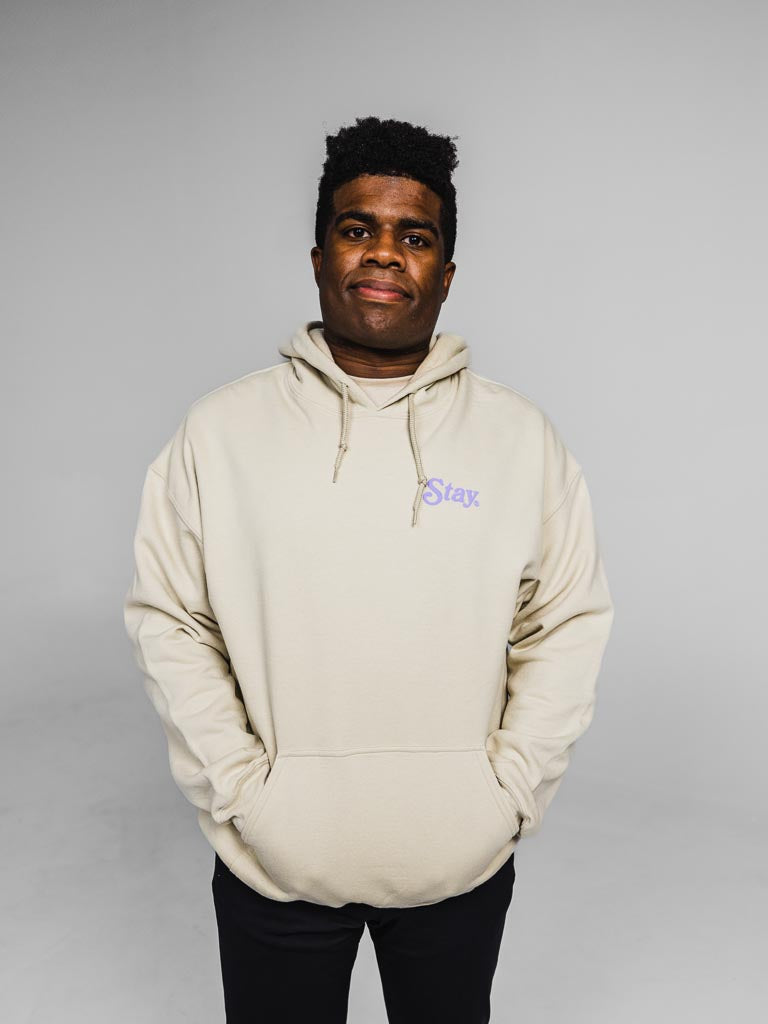 Printed Grey Hoodie | Unisex Oversized Grey Hoodie | STAY WEAR