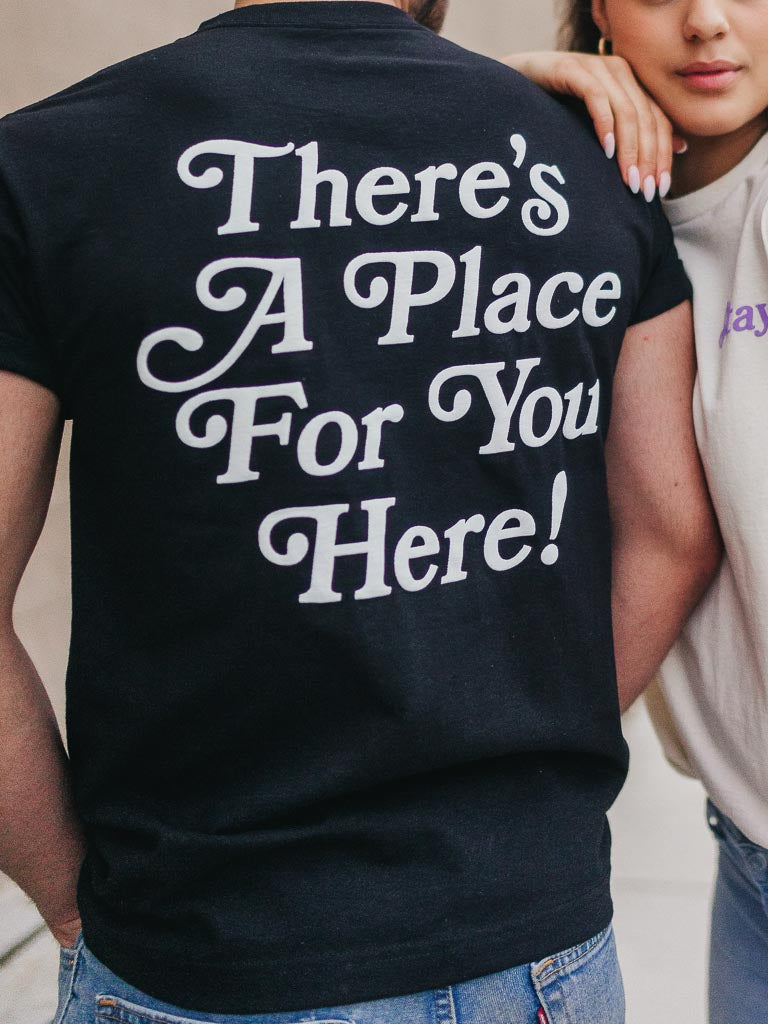 Place For You Here Tee - Black