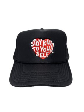 Self Love Trucker Hat - Black