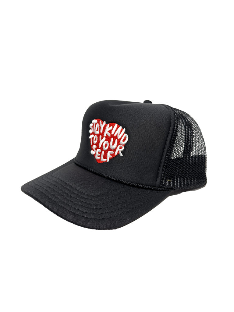 Self Love Trucker Hat - Black