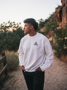 Trying Sweatshirt - White