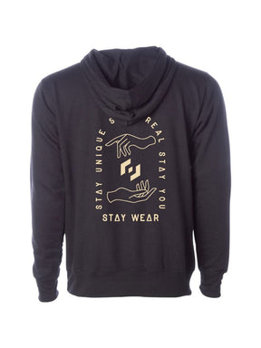 Reach Out Hoodie - Black - STAY WEAR