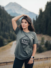 Stay Adventurous Tee - Heather Forest - STAY WEAR
