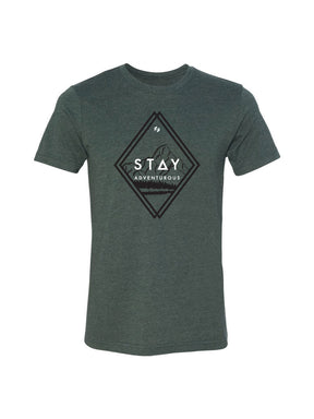 Stay Adventurous Tee - Heather Forest - STAY WEAR
