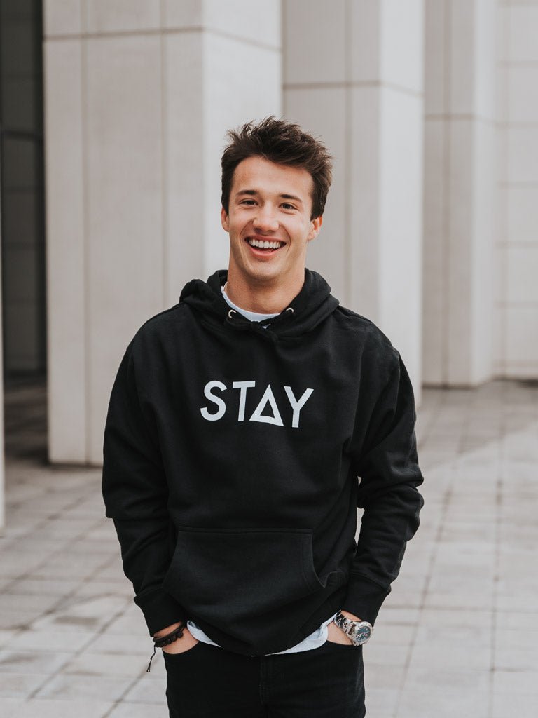 Stay Hoodie - Black - STAY WEAR