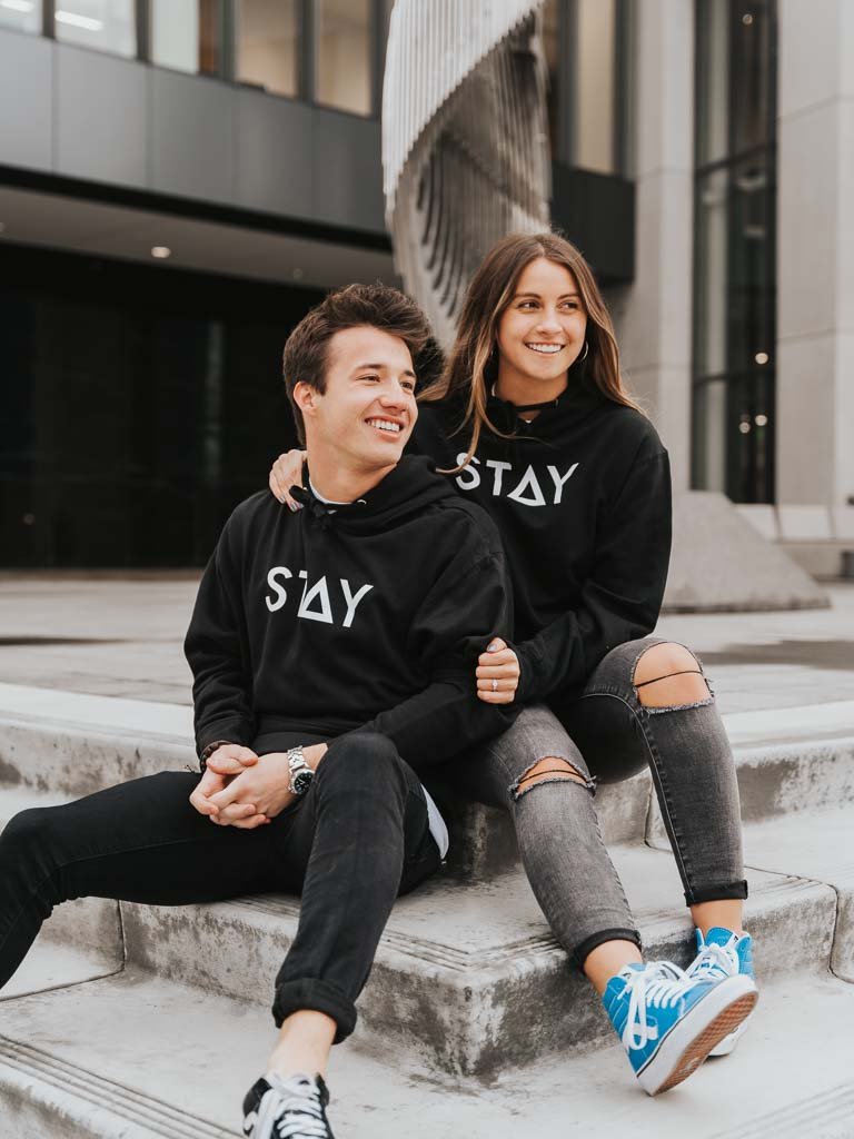 Stay Hoodie - Black - STAY WEAR
