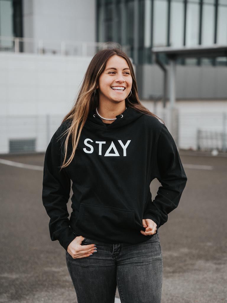 Stay Hoodie - Black - STAY WEAR