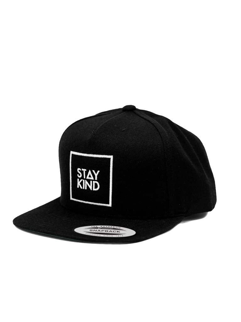 Stay Kind Snapback - Black - STAY WEAR