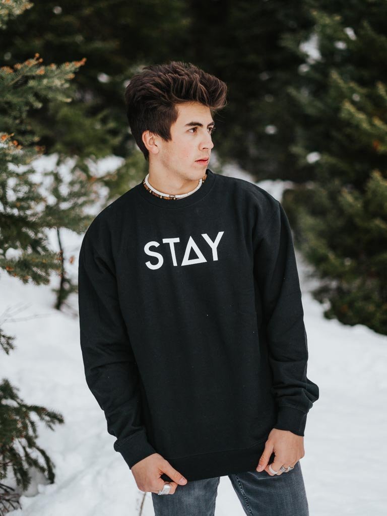 Stay Sweatshirt - Black - STAY WEAR