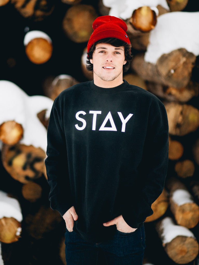 Stay Sweatshirt - Black - STAY WEAR