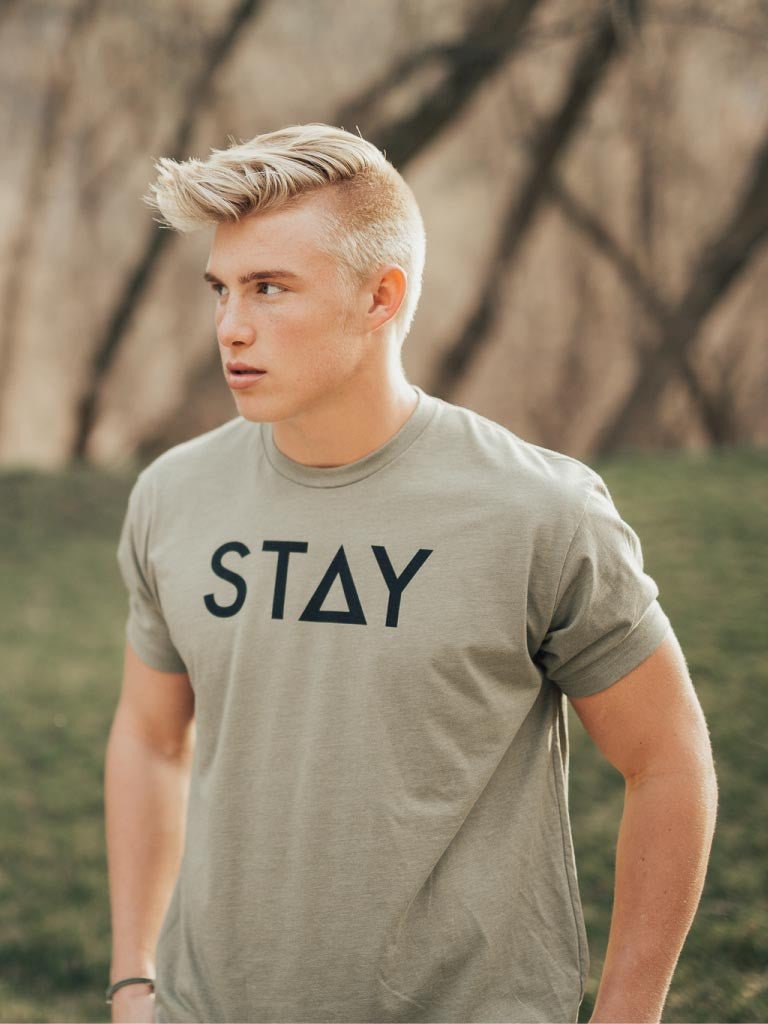 Stay Tee - Olive - STAY WEAR