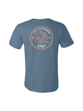 Waves Tee - Blue Steel - STAY WEAR
